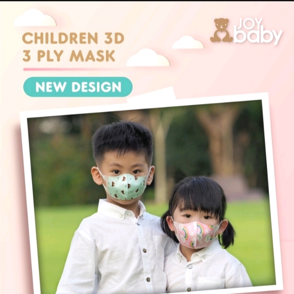 Children/Kids Disposable Mask - Pink Unicorn - Picture 2 of 4